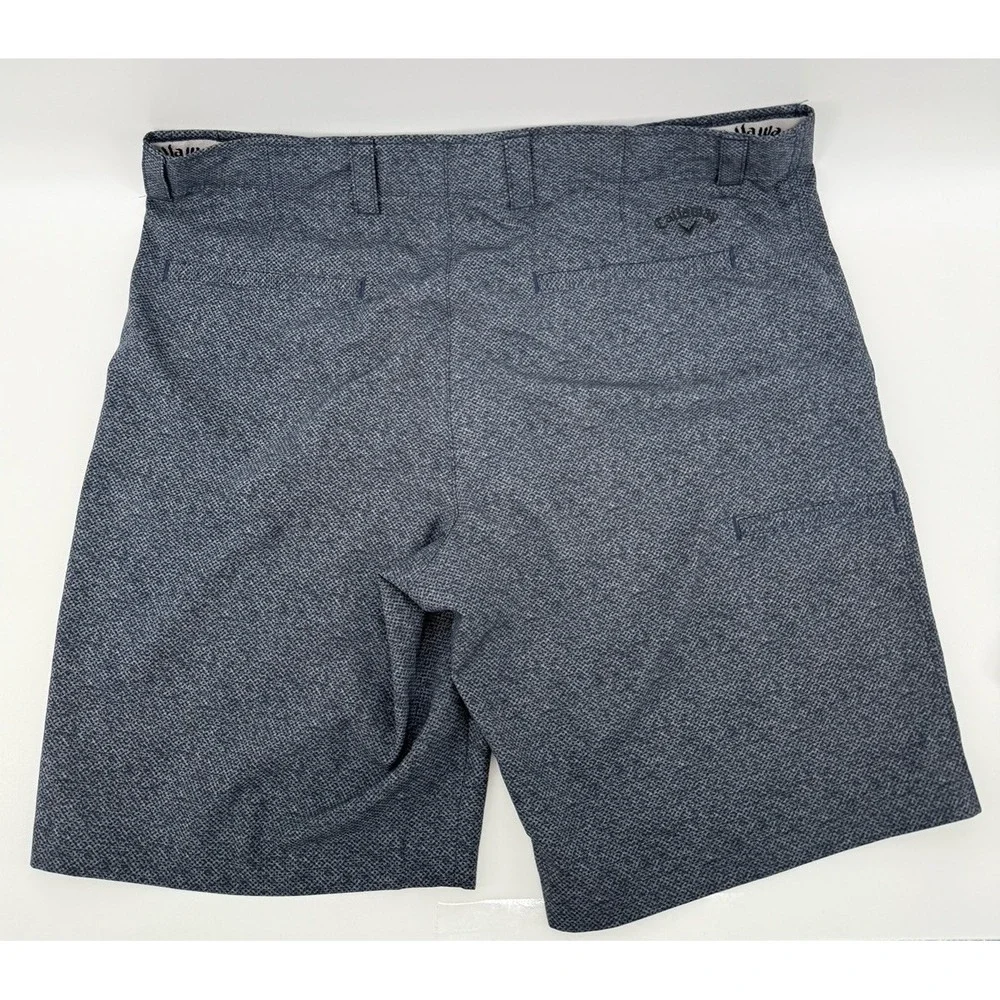 Lot Of 2 Callaway Golf Shorts Size 36 Blue Gray Opti-Dri Media Pocket